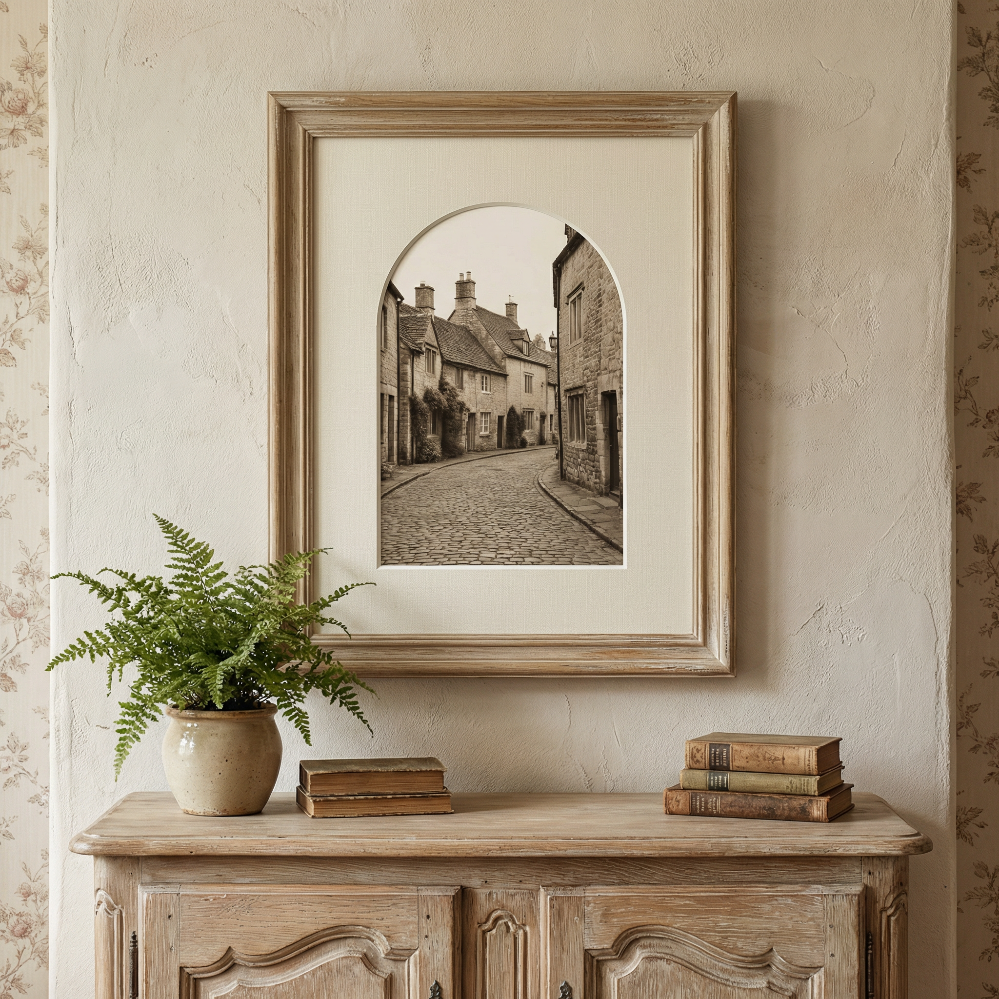 Passe-partout Florence ze dekoracyjnymii narożnikami. Florence