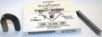 S17XS - Klamry UNI 12mm  do miękkiego drewna firmy Cassese