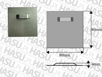 K414-2 Zawieszka samoprzylepna do luster 80x80