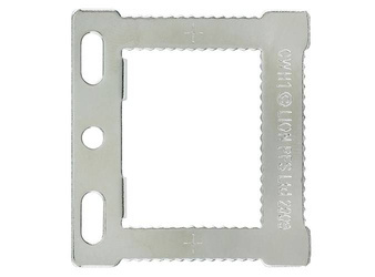 CA20 - Zawieszka ząbkowana w kolorze złotym