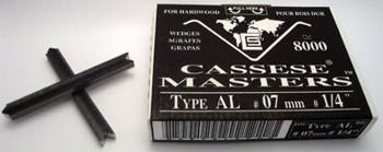 S111 - 1 pasek - Klamry AL 7mm  do twardego drewna firmy Cassese