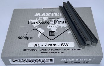 S45 - Klamry AL 7 mm do miękkiego drewna firmy Cassese